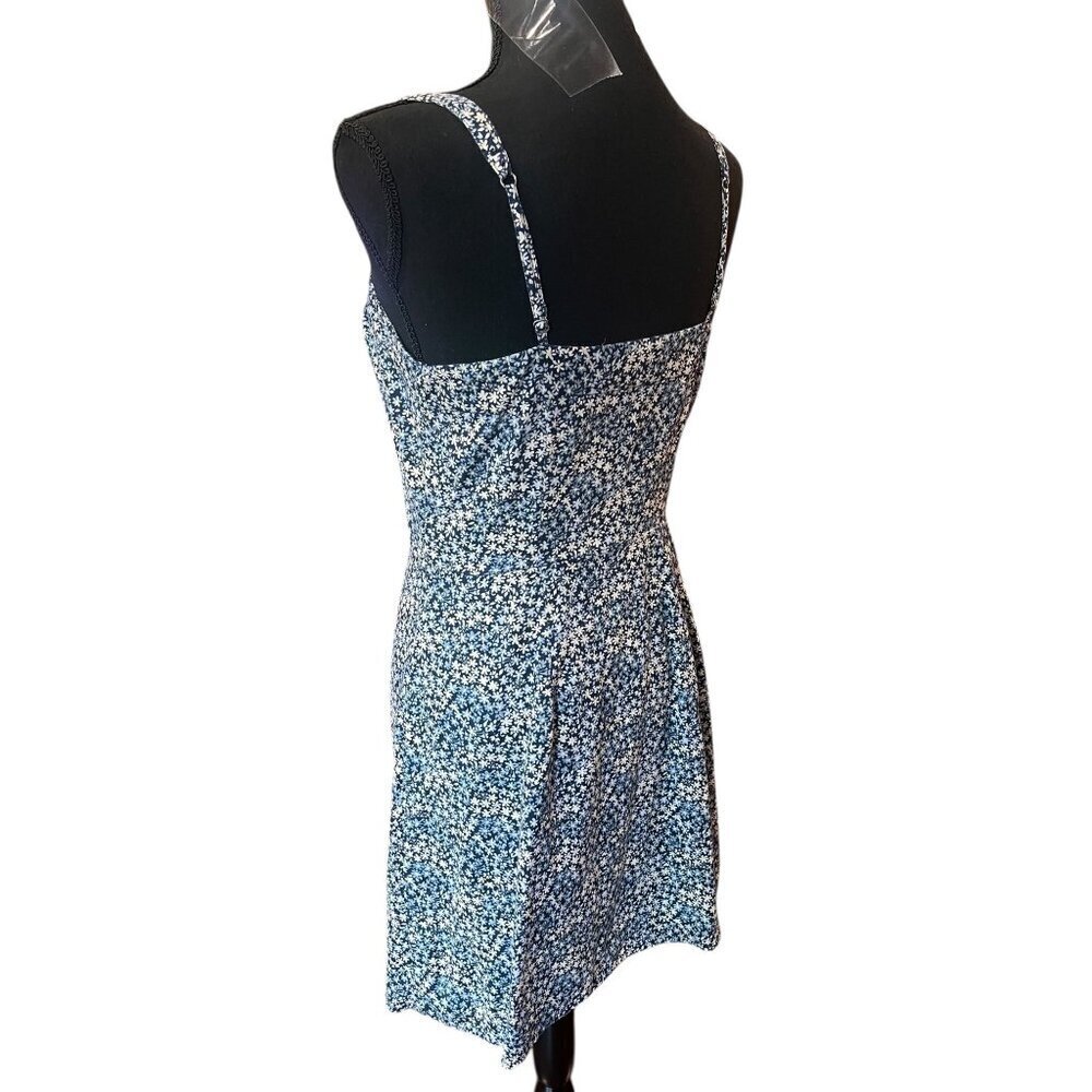 Abercrombie & Fitch Floral Mini Dress Women Small Sweetheart Neckline y2k resort - Picture 7 of 9